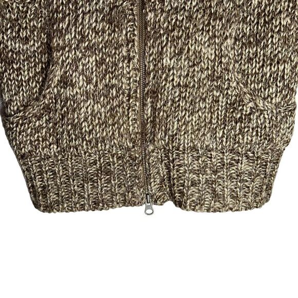 Sundance Zipper Front Vest in Brown/Beige Blend - Size S - Picture 4 of 7
